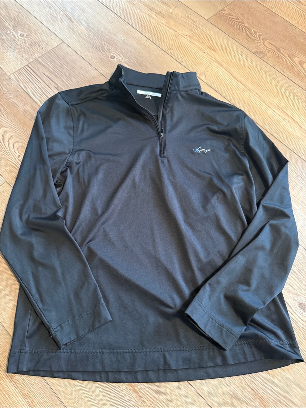 Men's Black Quarter-Zip Pullover Jacket - Unbranded